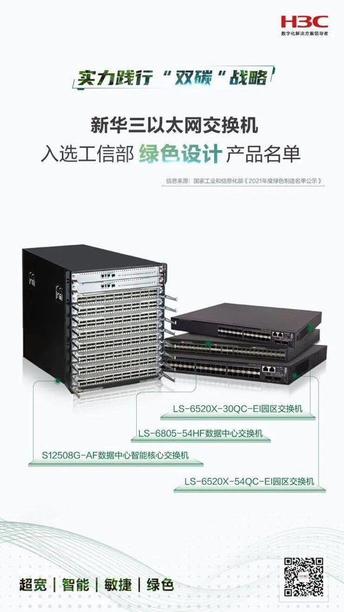 解密新華三交換機入選工信部綠色設計產品名單背后的硬實力